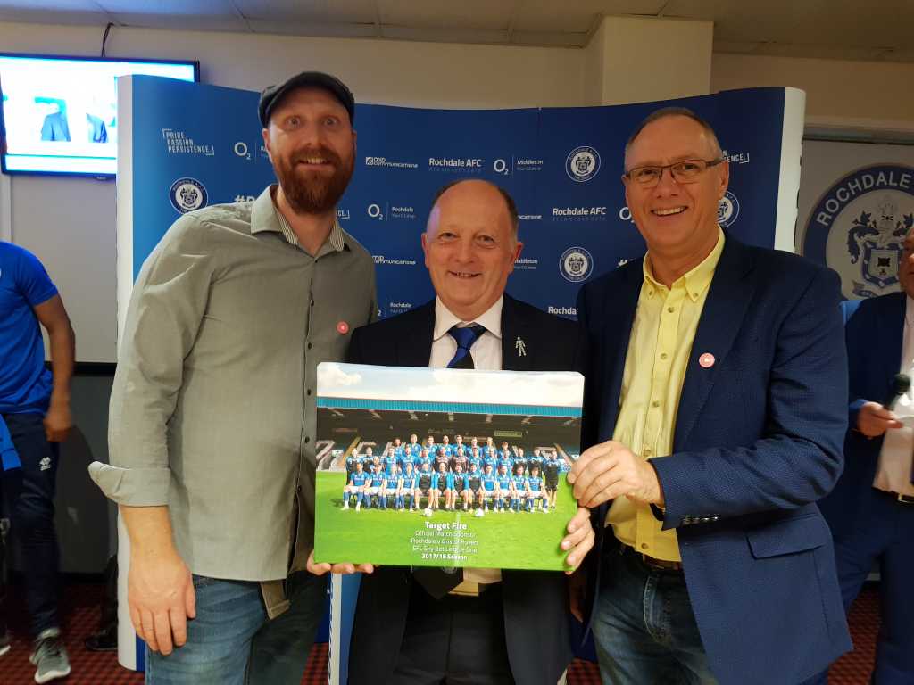 Target Fire Protection Sponsors Rochdale AFC in Victory