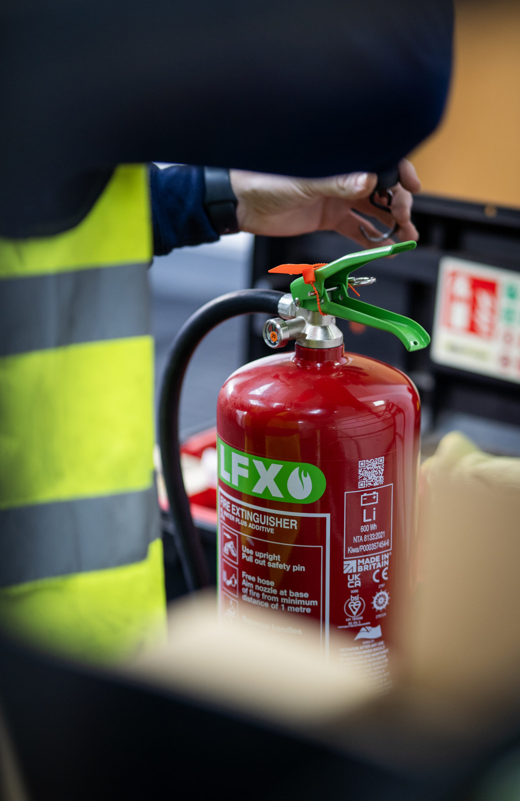 Lithium Battery Fire Extinguishers